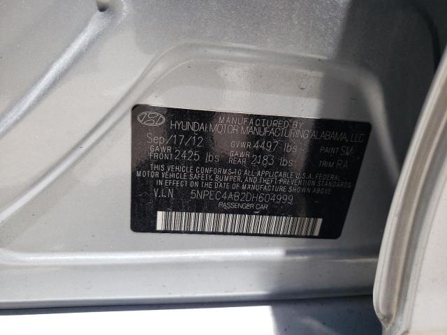 Photo 10 from auction – 2013 HYUNDAI SONATA SE with VIN 5NPEC4AB2DH604999