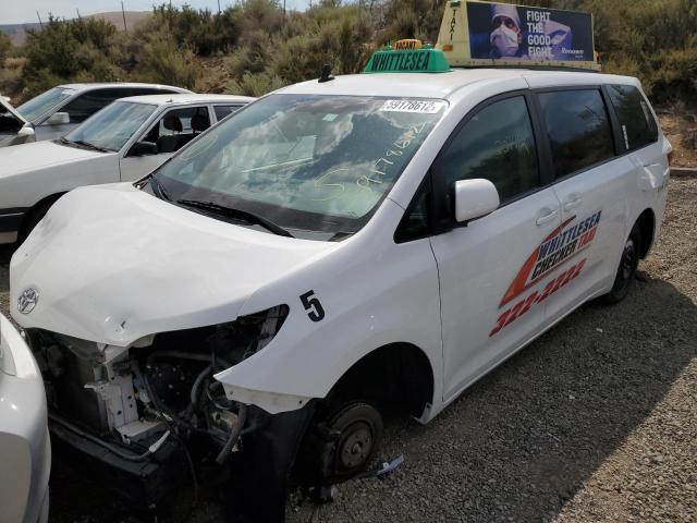 Photo 2 from auction – 2015 TOYOTA SIENNA LE with VIN 5TDKK3DCXFS586639