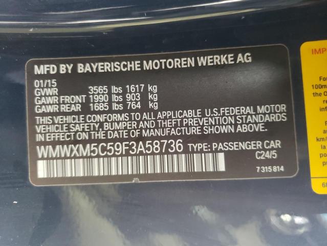 Photo 10 from auction – 2015 MINI COOPER with VIN WMWXM5C59F3A58736