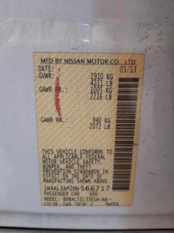 Photo 10 from auction – 2013 NISSAN ALTIMA 2.5 with VIN 1N4AL3AP2DN566717