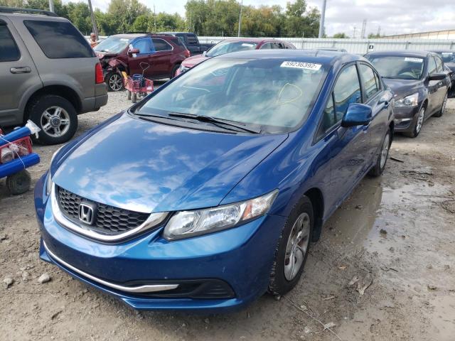 Photo 2 from auction – 2013 HONDA CIVIC LX with VIN 19XFB2F59DE083816