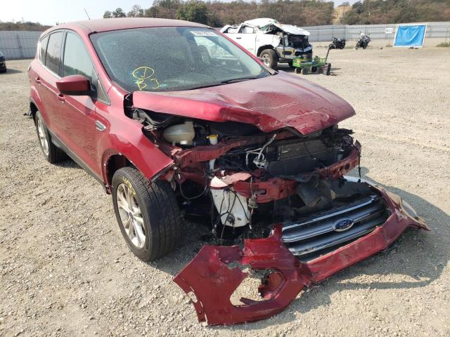 FORD ESCAPE SE 2017 with VIN 1FMCU9G91HUE09733 - Photo from auction