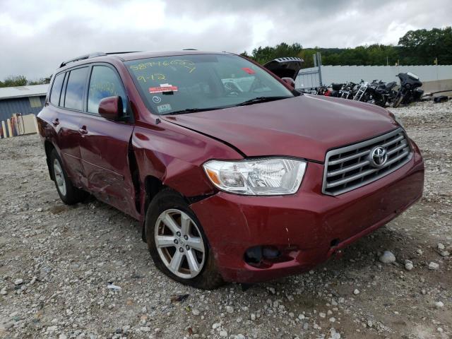 TOYOTA HIGHLANDER 2010 with VIN 5TDBK3EHXAS014098 - Photo from auction