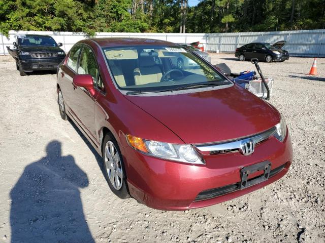 HONDA CIVIC LX 2008 with VIN 1HGFA16528L092532 - Photo from auction