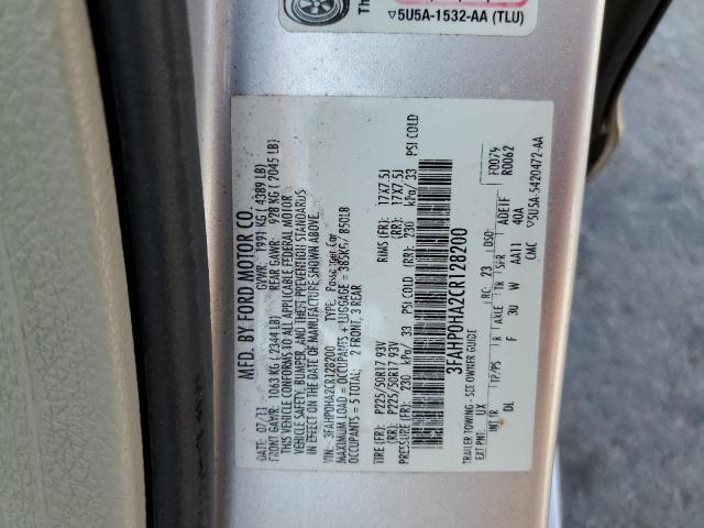 Photo 10 from auction – 2012 FORD FUSION SE with VIN 3FAHP0HA2CR128200
