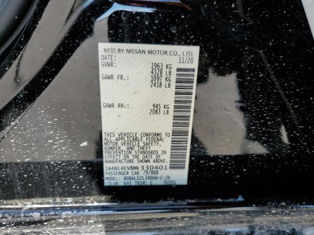 Photo 10 from auction – 2021 NISSAN ALTIMA SL with VIN 1N4BL4EV8MN330401