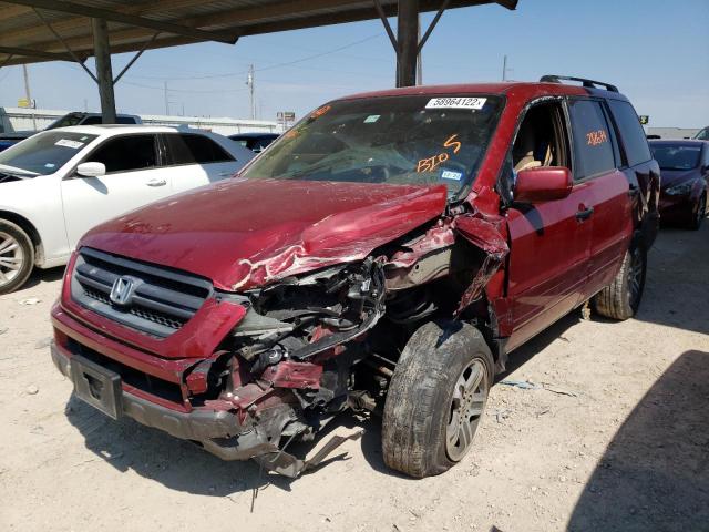 Photo 2 from auction – 2004 HONDA PILOT EX with VIN 2HKYF18484H610817