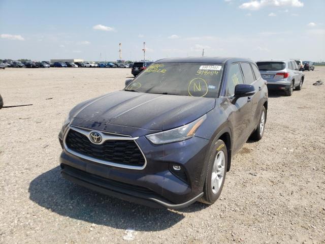 Photo 2 from auction – 2021 TOYOTA HIGHLANDER with VIN 5TDZZRAH6MS518414
