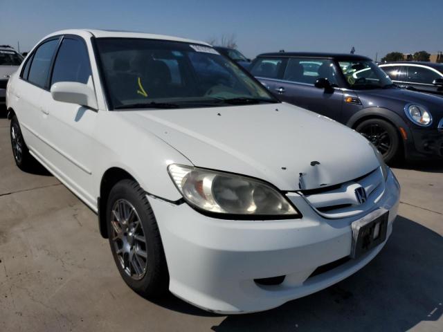 HONDA CIVIC EX 2005 with VIN 2HGES26895H519187 - Photo from auction