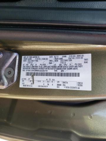 Photo 10 from auction – 2013 FORD ESCAPE SE with VIN 1FMCU9G96DUA35310