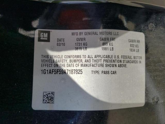 Photo 10 from auction – 2010 CHEVROLET COBALT 2LT with VIN 1G1AF5F59A7187825
