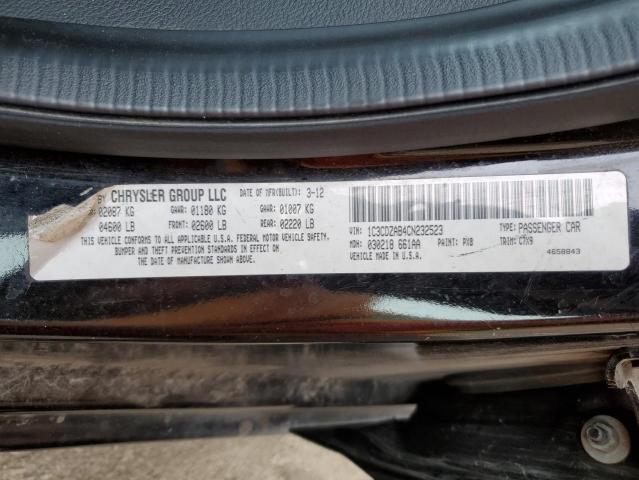 Photo 10 from auction – 2012 DODGE AVENGER with VIN 1C3CDZAB4CN232523