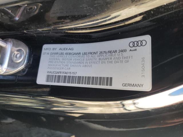 Photo 10 from auction – 2015 AUDI S5 PREMIUM with VIN WAUCGAFR1FA015157