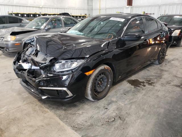Photo 2 from auction – 2019 HONDA CIVIC LX with VIN 2HGFC2F63KH514501