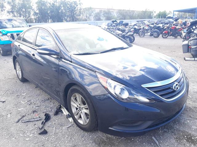 HYUNDAI SONATA GLS 2014 with VIN 5NPEB4AC2EH881035 - Photo from auction