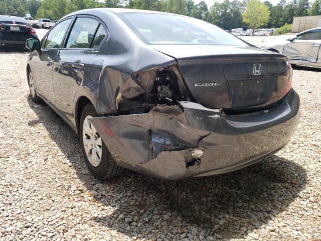 Photo 3 from auction – 2012 HONDA CIVIC LX with VIN 19XFB2F5XCE360519