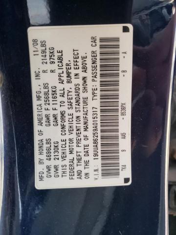 Photo 10 from auction – 2009 ACURA TL with VIN 19UUA86259A015317