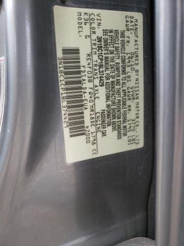 Photo 10 from auction – 2011 NISSAN VERSA S with VIN 3N1BC1CP1BL374429