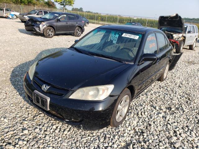 Photo 2 from auction – 2004 HONDA CIVIC EX with VIN 2HGES267X4H631387