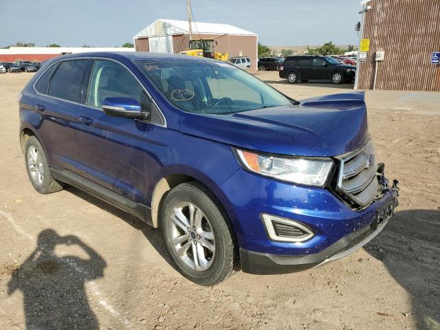 FORD EDGE SEL 2015 with VIN 2FMTK4J87FBC12125 - Photo from auction