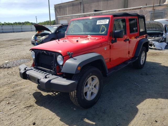 Photo 2 from auction – 2016 JEEP WRANGLER U with VIN 1C4BJWDG2GL348228