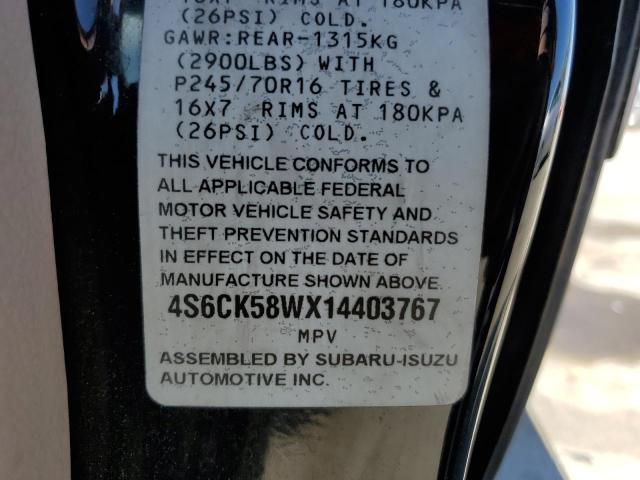 Photo 10 from auction – 2001 HONDA PASSPORT E with VIN 4S6CK58WX14403767