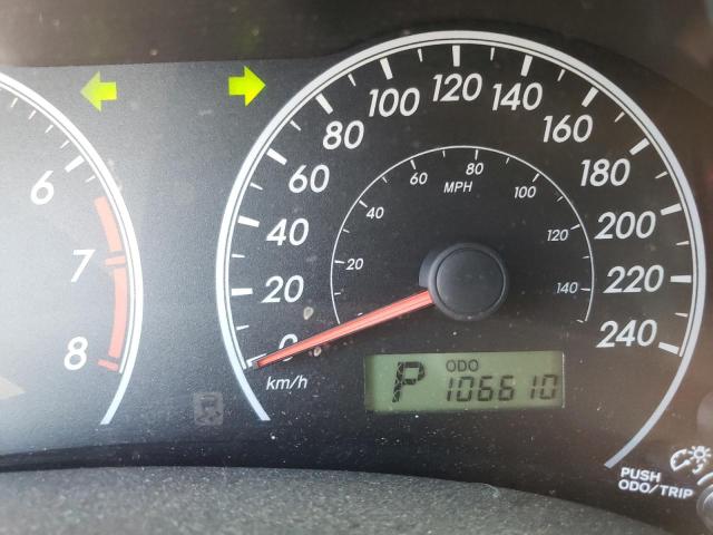 Photo 8 from auction – 2009 TOYOTA COROLLA BA with VIN 2T1BU40E99C084483