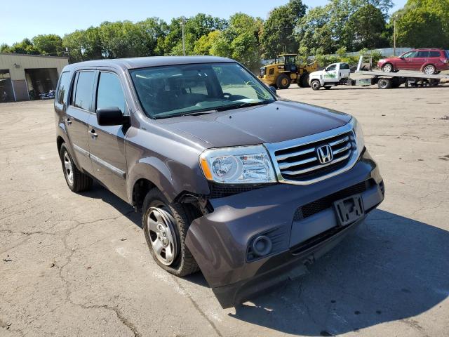 HONDA PILOT LX 2014 with VIN 5FNYF4H20EB031157 - Photo from auction