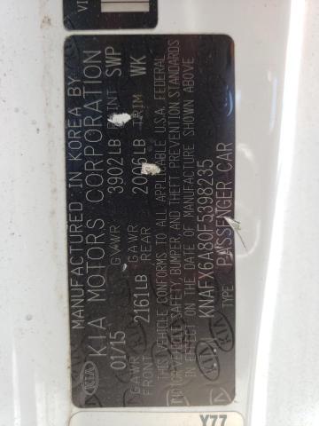 Photo 10 from auction – 2015 KIA FORTE EX with VIN KNAFX6A80F5398235