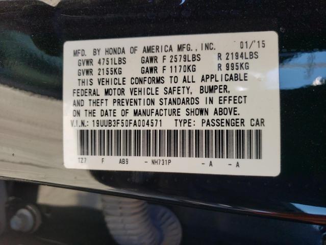 Photo 10 from auction – 2015 ACURA TLX TECH with VIN 19UUB3F50FA004571