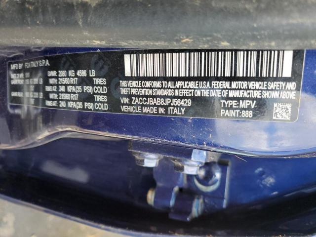 Photo 10 from auction – 2018 JEEP RENEGADE S with VIN ZACCJBAB8JPJ56429