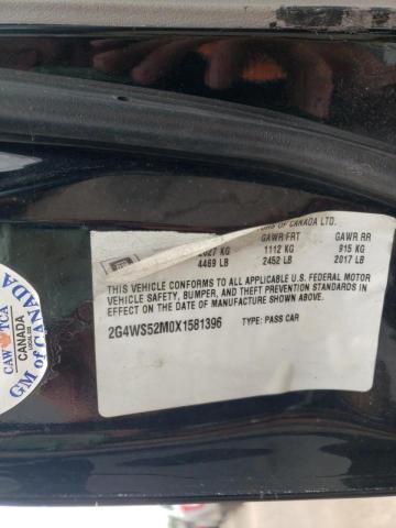 Photo 10 from auction – 1999 BUICK CENTURY CU with VIN 2G4WS52M0X1581396