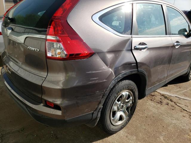 Photo 9 from auction – 2015 HONDA CR-V LX with VIN 5J6RM4H36FL100672