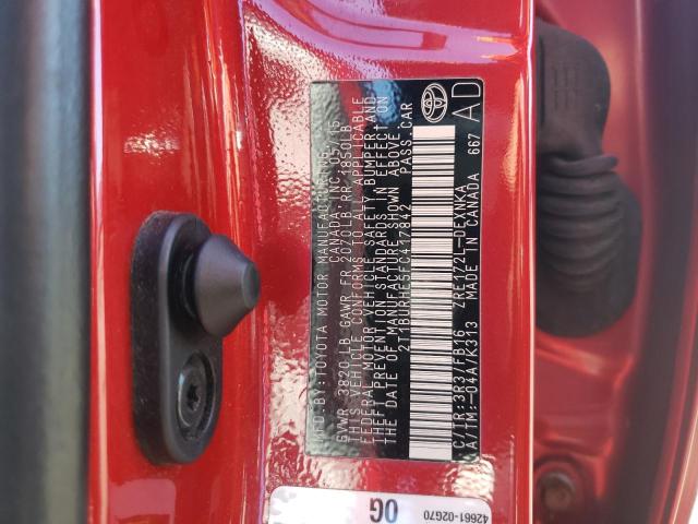 Photo 10 from auction – 2015 TOYOTA COROLLA L with VIN 2T1BURHE5FC417842