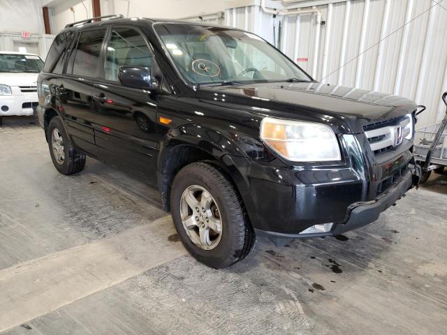 HONDA PILOT EXL 2007 with VIN 2HKYF18527H502318 - Photo from auction
