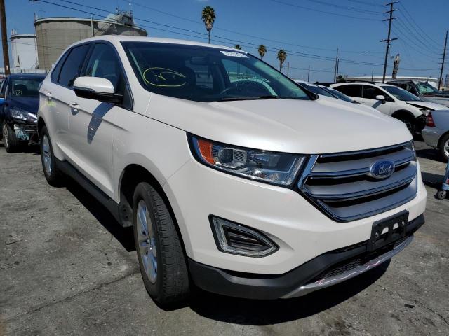 FORD EDGE SEL 2018 with VIN 2FMPK3J91JBC12764 - Photo from auction