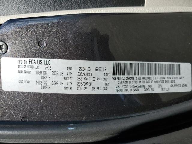 Photo 10 from auction – 2017 CHRYSLER PACIFICA with VIN 2C4RC1EG5HR538446