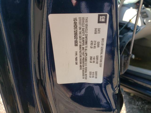 Photo 10 from auction – 2006 BUICK LUCERNE CX with VIN 1G4HD57286U216638