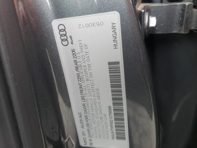 Photo 10 from auction – 2016 AUDI A3 PRESTIG with VIN WAUH7HFFXG1079686