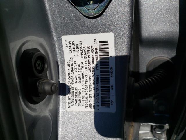 Photo 10 from auction – 2018 HONDA CIVIC SI with VIN 2HGFC1E55JH709694