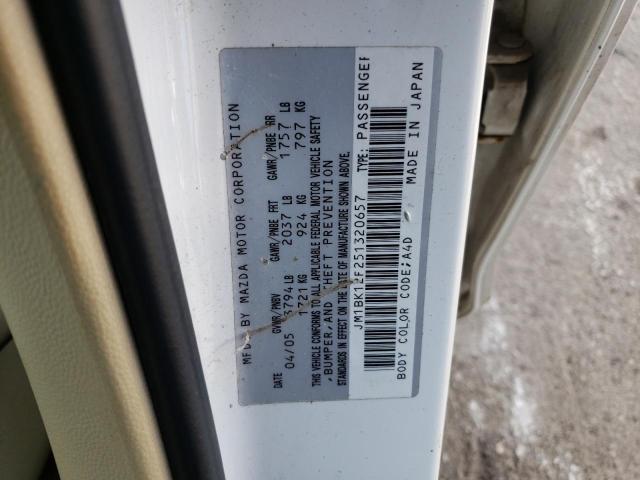 Photo 10 from auction – 2005 MAZDA 3 I with VIN JM1BK12F251320657
