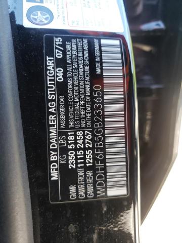 Photo 10 from auction – 2016 MERCEDES-BENZ E 400 with VIN WDDHF6FB5GB233650
