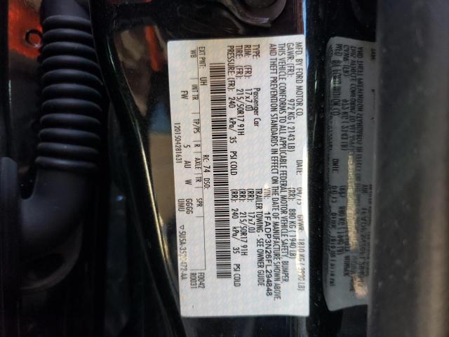 Photo 10 from auction – 2015 FORD FOCUS TITA with VIN 1FADP3N26FL294848