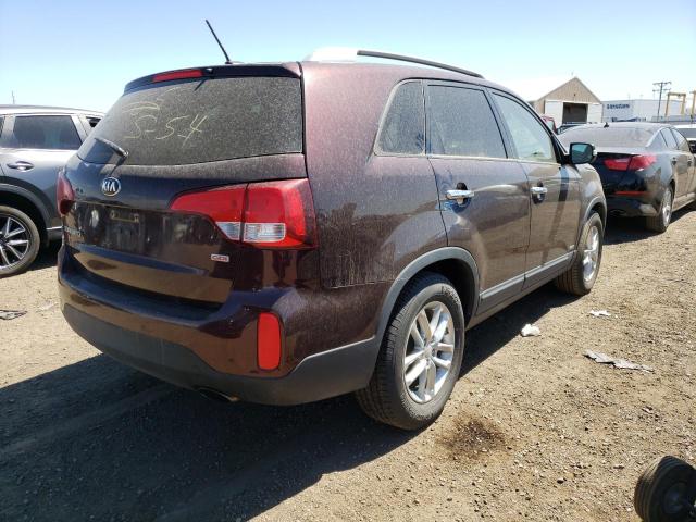Photo 4 from auction – 2014 KIA SORENTO LX with VIN 5XYKTCA60EG476660