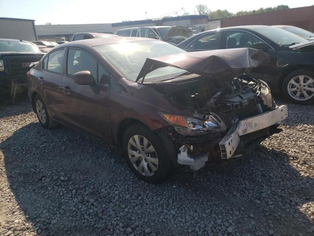 HONDA CIVIC LX 2012 with VIN 2HGFB2F52CH534878 - Photo from auction