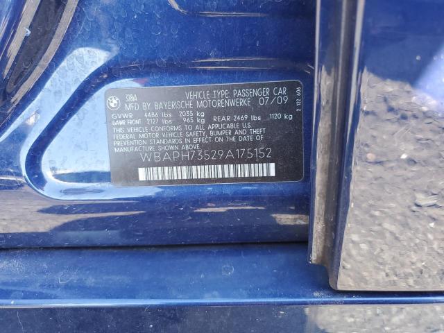 Photo 10 from auction – 2009 BMW 328 I with VIN WBAPH73529A175152