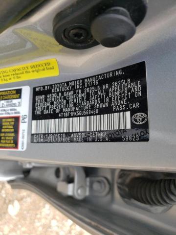 Photo 10 from auction – 2016 TOYOTA CAMRY with VIN 4T1BF1FK5GU568460