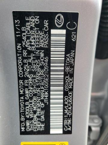 Photo 10 from auction – 2014 LEXUS ES 350 with VIN JTHBK1GG5E2105946