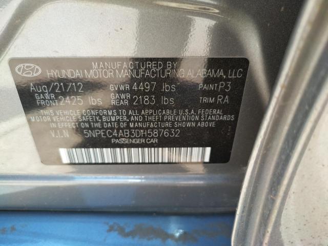Photo 10 from auction – 2013 HYUNDAI SONATA SE with VIN 5NPEC4AB3DH587632