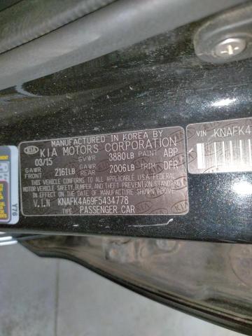 Photo 10 from auction – 2015 KIA FORTE LX with VIN KNAFK4A69F5434778